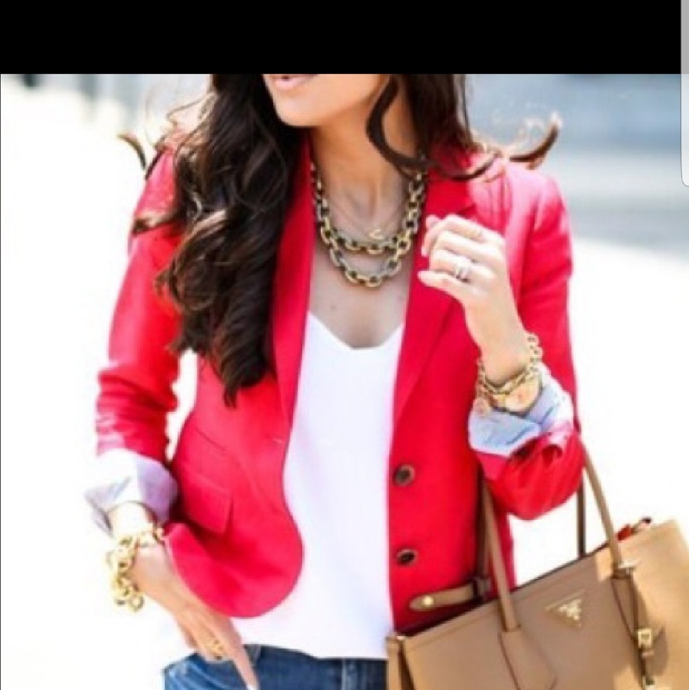 Grace element red blazer